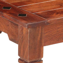 vidaXL - Panca in legno di acacia massiccio, 110 cm
