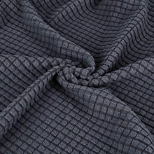Zuq - Copritesta per testiera, elasticizzato, resistente alla polvere, copritesta elasticizzata, per camera da letto, grigio, 180 cm