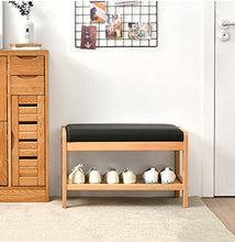 Mobili per la casa e Giardino Scarpiera Scarpiera con Panca e Cuscino da Tavolo sollevabili,Sgabello Cambio in Legno,Panca per ripostiglio Ottomani da Cucina (Dimensioni : L85XW33.5XH40CM)