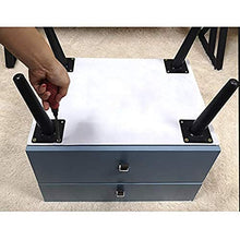 Comodino Comodino con Pannello a Base di Legno con Forte capacità di Cuscinetto per Camera da Letto, Studio, ECC. Bellissimo. Blu