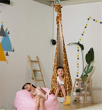 LFLDZ Bambini Pod Swing Seat, 100% Cotone Hammock Sedia Decor Portatile Spazio Domestico Risparmio Interno Uso Esterno da Interno, con Cuscino Gonfiabile in PVC