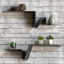 Irodisseny Libreria galleggiante dal design moderno. Mensola da parete in alluminio per soggiorno, camera da letto, cucina, bagno, terrazza. Qualità e design. Resistente e pratico.