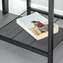VASAGLE Set di 2 Tavolino da Salotto, Comodino con Cassetto in Tessuto, Struttura Resistente in Acciaio, Soggiorno Camera da Letto, Assemblaggio Semplice, Marrone Vintage e Nero