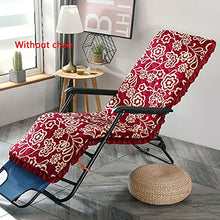 Cuscino Imbottito per Sdraio, Cuscini Lettini Prendisole per Sedia a Sdraio Relax,Cuscino per Sdraio Lettino Universale Cuscino Imbottito per Chaise Longue e Sedie da Giardino,Veranda,#2,52x160cm