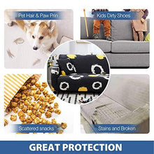 VanderHOME Fodera per Divano 1 2 3 4 posti,Copridivano Antiscivolo con Elastico Stampa Floreale Morbido Elasticizzato Fodera Sofa Protettore 3 posti Elemento - Arredi Casa