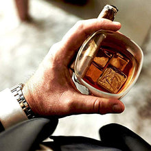Hyddg - Bicchieri da whisky per sigari, realizzati a mano in vetro senza piombo, per bere bourbon