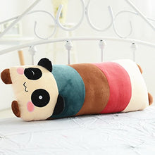 Spicy Meow Cuscino Morbido Morbido Amovibile Bambola Bambola Staccabile, Panda Carino con Piedi Marroni
