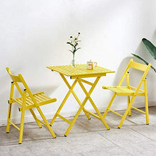 zvcv Sedia Pieghevole Sedia Pieghevole Sedia da Tavolo da Pranzo Sedia da Cucina Schienale Sedia da Campeggio per caffè all'aperto (Giallo)