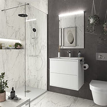 Salgar Optimus Set Mobile da Bagno, Truciolato, Bianco, Extra Grande