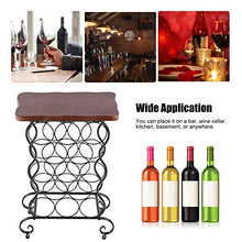 Graziosi ripiani per vino, portabottiglie, unici per cucina da bar