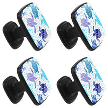 tartaruga Pomelli per Porta Set di 4 Pomelli per Mobili Manopole per Cassetti Cucina Armadio Vetro