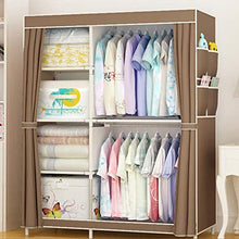 WTMLK Popolare Vendita 105 cm Armadio Guardaroba in Tessuto Non Tessuto
