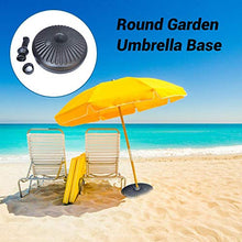 Junean Supporto per ombrellone, Base per ombrellone Rotonda, Vestito per palo per ombrellone Diametro 38mm per Giardino