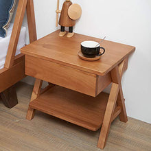 Comodino in Legno, con Cassettiera, Comodino, per Camera da Letto/Soggiorno/Corridoio