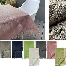 JEMIDI Tovaglia da giardino, resistente alle intemperie, rotonda, rettangolare, resistente alle intemperie, rettangolare, 130 cm x 160 cm, verde tiglio