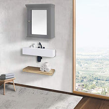 Teamson Home Stratford Arredo Bagno in Legno con Specchi Grigio EHF-6544G