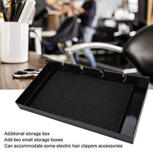 Jadeshay Hair Clipper Rack Clipper Storage Box Forbici Pettine Display Rack Strumento per Parrucchiere Pad Antiscivolo