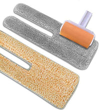 SSAYY Mop 1 / 2Pop Panno Mop in Microfibra su Due Lati per Persone Pigre Accessori per Mop Piatti A 360 Gradi Strumenti per La Pulizia della Casa