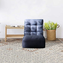 Poltrone LHA Sedia da Divano Pieghevole (Colore : Blu)