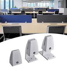 AURALLL 2Pcs / Set Partition Bracket ispessite Lunetta Clip Fissa dello Schermo di segretezza Supporto Pinza divisore starnuto Gaurd Staffa Desk di ripartizione