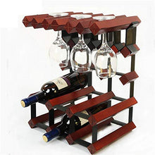 Wine Rack Rack Bottle Holder Storage Rack Wine Rack Holder 6 bottiglia di vino Multi-Function Piano Vino Shelf Calice Hanging Scaffale, WTZ012
