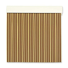 Tenda spaghetti anti insetti | Tenda a fili di plastica in PVC ed asta in alluminio | Perfetta per porte esterne ed interne | Marrone-Beige | 210 * 120