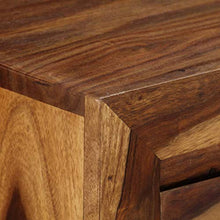 SKM Cassettiera in Legno Massello di Sheesham 160x40x80 cm
