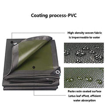 MKWEY Tenda da Balcone in Plastica per Esterni 3m x 3m, Telone PVC, Telone con Occhielli E Cordino Heavy Duty, Copertura Protezione Piante Telone Impermeabile