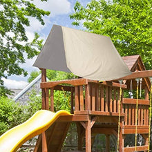 Cocosity Telo Impermeabile, tettoia per Tetto, tettoia per Parasole per Parco Giochi per Bambini, per schermi ombreggianti per parchi Giochi(Beige)