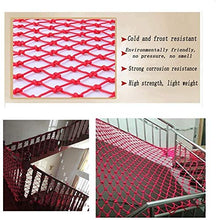 AI LI WEI Protective Net Decoration/Protettivo Rosso Bambino Safety Net Net Scale Antiurto Net Balcone della Rete del recinto Corda Photo Decorazione della Parete Netto Spessore 4 mm / 6mm Dimensioni