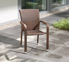 greemotion 429158 Manila - Sedia impilabile in plastica, 57 x 61 x 88 cm, 2 tonalità