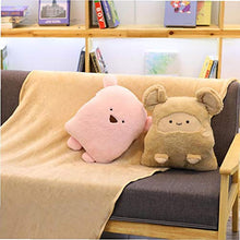 Cartoon Cuscino Coperta di Viaggio Blanketand Pillow Set Peluche Ripiene Giocattoli Animali Cuscini Coperte per Office