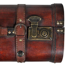xingshuoonline baule cofanetto di legno Vintage Marrone 2 pezzi, Grande: 45 x 31 x 20 cm