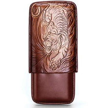 SMEJS Viaggi Cigar Humidor - Cuoio Sintetico Cigar Box Portatile Cigar Box umidificatore
