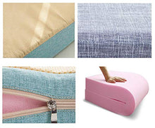 JHuanic - Cuscino per panca da giardino, per esterni e patio, per interni, resistente, lavabile, con cerniera per 2 o 3 posti, Blu, 30x150x3cm