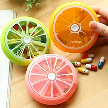 Ddingtian - Portapillole settimanale rotante per 7 giorni, pillole medicinali, separatore per tablet, organizer per pillole e tablet