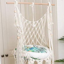 CNMYDZ Amaca Gatti, Confortevoli sedie impiccanti robuste, Sedia Beige Hammock, Corda appesa in Cotone