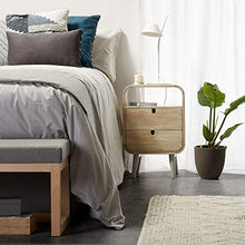 Kave Home - Comodino Georg in legno massello di mango