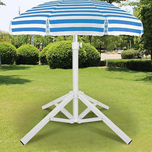 Fockety Base per ombrellone Pieghevole in Materiale di Ferro, Supporto per ombrellone da Sole, per ombrellone da Cortile Accessori per ombrellone da Spiaggia