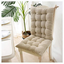 Cuscino Per Sedia Con Schienale Alto Per Interni Esterni Giardino, Per Sedia A Dondolo, Imbottiture Spesse Per Chaise Longue, Altalena, Panca, Divano, Poltrona Reclinabile,Beige,40x95cm