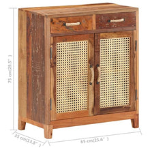 vidaXL Credenza 65x35x75 cm in Legno Massello di Recupero