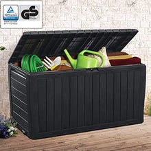 Deuba Keter Baule da Giardino Marvel Plus Contenitore Esterno cassapanca Balcone terrazza Patio Piscina portaoggetti