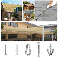 Gwolf Kit di Fissaggio per Tende da Sole, Set di Accessori per Tende da Sole, Kit di Fissaggio per Tende da Vela, Kit di Accessori per Vela da Vela per Tende da Sole in Acciaio Inossidabile 80 Pezzi