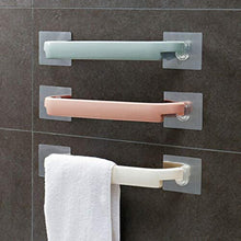 Portasciugamani da parete per bagno, autoadesivo, per appendere mensole, asciugamani, scaffali, 1 pezzo