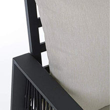 Bizzotto Set4 Salotto Captiva Nero con Cuscini Lh33 cod. 0662596