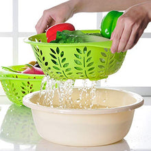 Omenluck 1 lavabo creativo a doppio strato per verdure, lavabo, lavabo, accessorio da cucina, ispessito