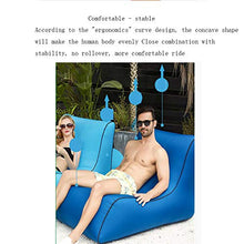 Lettino Gonfiabile Divano Gonfiabile Impermeabile per Interno, Esterno, Piscina, Spiaggia, Campeggio e Altro Ancora!,White,60 * 60 * 45cm