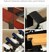 PWZ Pratica Semplicità Domestica Verticale Pratica Semplicità Domestica, Tavolo Armadietto Portabottiglie in Legno da Tavolo Ideale per Bar Cantine e Dispensa 8 Bottigliebianca