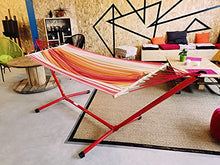 Jobek 17185 Amaca Siena con Strisce Arancio/Rosso/Ecru 300 x 100 cm
