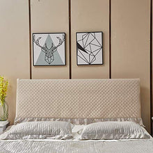 Tubayia - Copri-testiera per letto, champagne, 180 cm